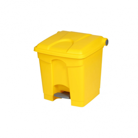 Poubelle à Pédale Jaune - 30 L Probbax - 1 Poubelle à Pédale Jaune - 30 L Probbax - 1