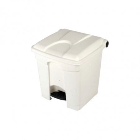 Poubelle à Pédale Blanche - 30 L Probbax - 1 Poubelle à Pédale Blanche - 30 L Probbax - 1