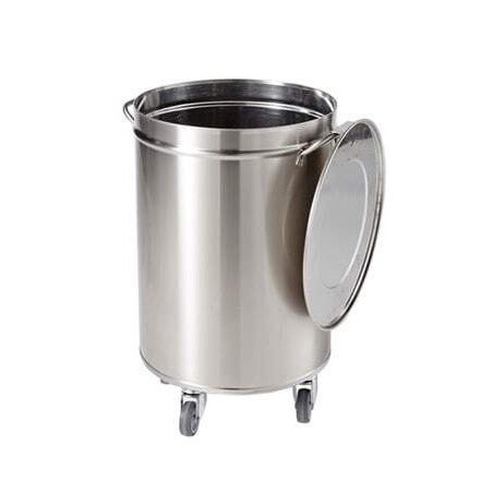 Poubelle Inox Manuelle - 90 L SOFINOR - 1 Poubelle Inox Manuelle - 90 L SOFINOR - 1