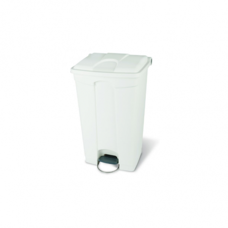 Poubelle à Pédale Blanche - 90 L Probbax - 1 Poubelle à Pédale Blanche - 90 L Probbax - 1