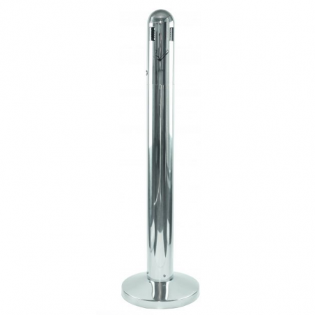 Cendrier Tubulaire sur Pied avec Bac Finition Miroir - 3 L Probbax - 1 Cendrier Tubulaire sur Pied avec Bac Finition Miroir - 3 L Probbax - 1