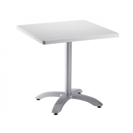 Table Ecofix 70 x 70 - Blanc Grosfillex - 1 Table Ecofix 70 x 70 - Blanc Grosfillex - 1