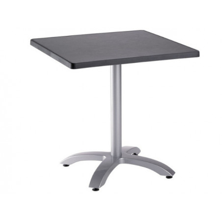 Table Ecofix 70 x 70 - Anthracite Grosfillex - 1 Table Ecofix 70 x 70 - Anthracite Grosfillex - 1