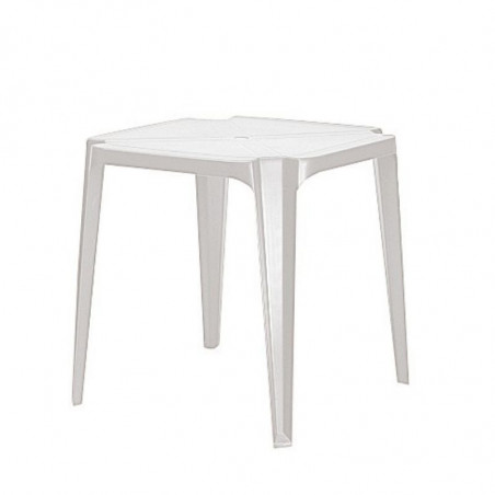 Guéridon Sun 70 x 70 - Blanc Grosfillex - 1 Guéridon Sun 70 x 70 - Blanc Grosfillex - 1