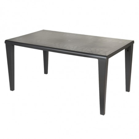 Table Alpha 150 x 90 cm - Anthracite Grosfillex - 1 Table Alpha 150 x 90 cm - Anthracite Grosfillex - 1