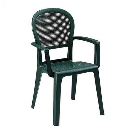 Fauteuil Madras Vert Amazonie Grosfillex - 1 Fauteuil Madras Vert Amazonie Grosfillex - 1