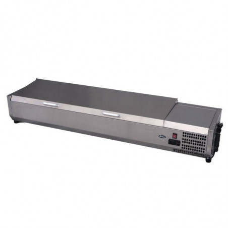 Saladette à Poser 8 x Bacs GN 1/3 - L 1800 mm Atosa - 1 Saladette à Poser 8 x Bacs GN 1/3 - L 1800 mm Atosa - 1