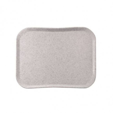 Plateau polyester 32,5 x 53 cm à Rebords Élevés - Lot de 12 - Fumé Moucheté Cambro - 1 Plateau polyester 32,5 x 53 cm à Rebords Élevés - Lot de 12 - Fumé Moucheté Cambro - 1