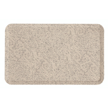Plateau Polyester 32,5 x 53 cm à Rebord Plat - Sahara - Lot de 12 Cambro - 1 Plateau Polyester 32,5 x 53 cm à Rebord Plat - Sahara - Lot de 12 Cambro - 1
