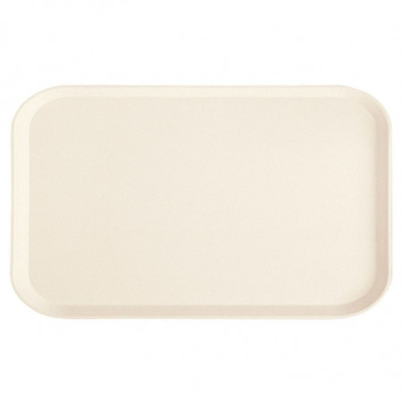 Plateau Polyester 32,5 x 53 cm à Rebord Plat - Blanc Perle - Lot de 12 Cambro - 1 Plateau Polyester 32,5 x 53 cm à Rebord Plat - Blanc Perle - Lot de 12 Cambro - 1