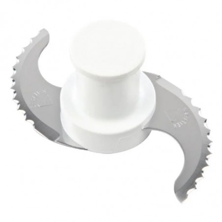 Couteau Cranté Blanc pour Combiné Cutter & Coupe Légumes R 301 Robot-Coupe - 1 Couteau Cranté Blanc pour Combiné Cutter & Coupe Légumes R 301 Robot-Coupe - 1