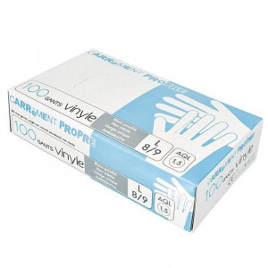 Gants en Vinyle  Taille L - Lot de 100 FourniResto - 1