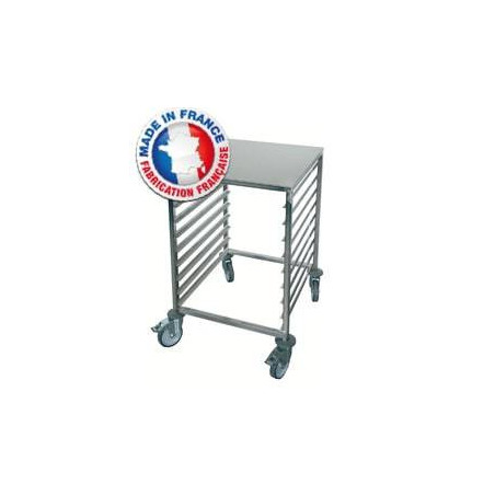 Echelle Pâtissière 400 x 600 avec Roulettes Chape Zinguée - 9 Niveaux SOFINOR - 1 Echelle Pâtissière 400 x 600 avec Roulettes Chape Zinguée - 9 Niveaux SOFINOR - 1