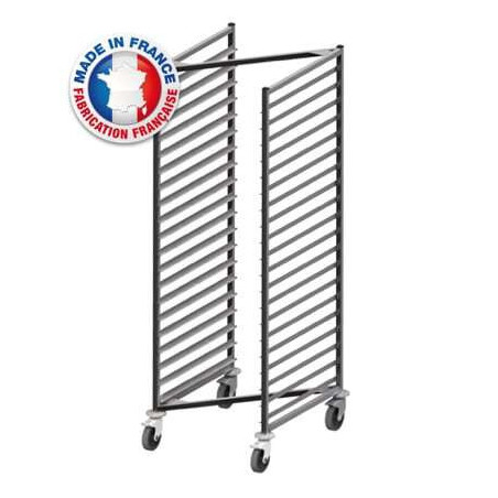 Échelle Gastronorme Encastrable GN 2/1 avec Roulettes Polyamide - 20 Niveaux SOFINOR - 1 Échelle Gastronorme Encastrable GN 2/1 avec Roulettes Polyamide - 20 Niveaux SOFINOR - 1