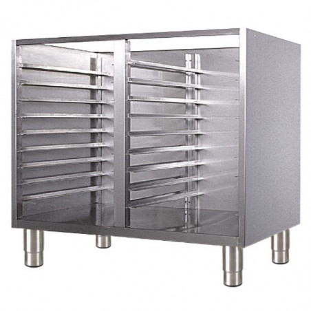Meuble Bas Sans Dessus Spécial Plaques Pâtissières - Sans Porte - L 900 mm SOFINOR - 1 Meuble Bas Sans Dessus Spécial Plaques Pâtissières - Sans Porte - L 900 mm SOFINOR - 1