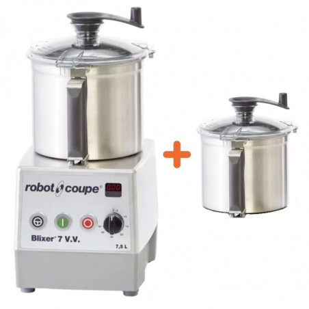 Blixer 7 V.V avec Ensemble Cuve Supplémentaire Robot-Coupe - 1 Blixer 7 V.V avec Ensemble Cuve Supplémentaire Robot-Coupe - 1