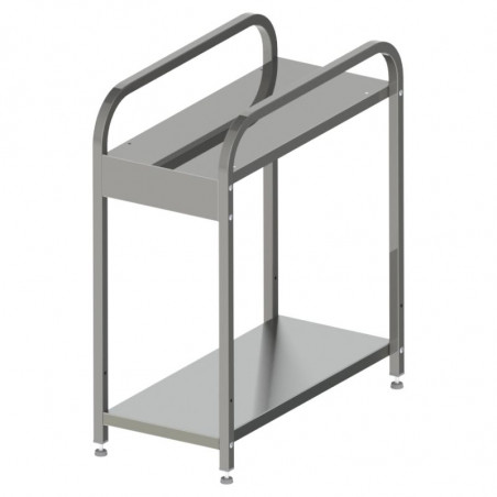 Table avec Étagère pour Réchaud à Gaz 2 Feux Snack SOFINOR - 1 Table avec Étagère pour Réchaud à Gaz 2 Feux Snack SOFINOR - 1