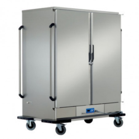 Armoire de Transfert Chauffante avec Humidification - 2 x 11 GN 2/1 L2G - 1 Armoire de Transfert Chauffante avec Humidification - 2 x 11 GN 2/1 L2G - 1