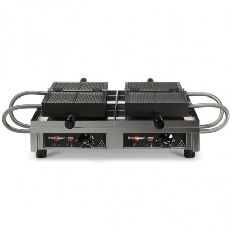 Gaufrier Double Professionnel 180° - Gaufre Fine Krampouz - 1 Gaufrier Double Professionnel 180° - Gaufre Fine Krampouz - 1