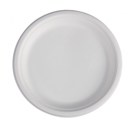 Assiettes Rondes en Bagasse - 26cm - Lot de 50 FourniResto - 1 Assiettes Rondes en Bagasse - 26cm - Lot de 50 FourniResto - 1