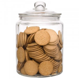 Bocal à Biscuits en Verre - 6,35 L Olympia - 3