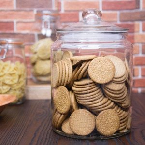 Bocal à Biscuits en Verre - 6,35 L Olympia - 4