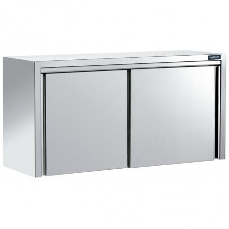 Armoire Inox Murale à Portes Coulissantes 1200x400x600 Distform - 1 Armoire Inox Murale à Portes Coulissantes 1200x400x600 Distform - 1