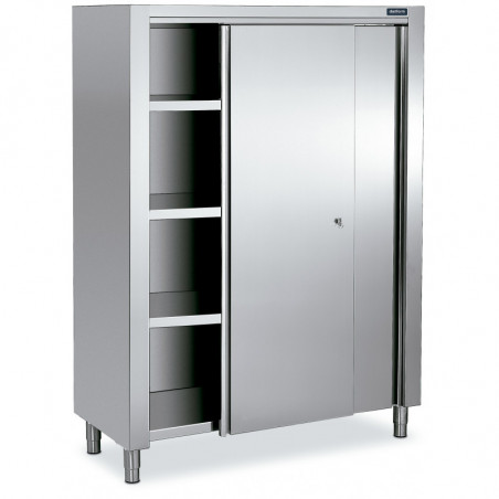 Armoire Inox Haute - 2 Portes Coulissantes 1200x600x1900 Distform - 1 Armoire Inox Haute - 2 Portes Coulissantes 1200x600x1900 Distform - 1