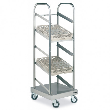 Chariot Pour Paniers À Verres 610X650X1892 Distform - 1 Chariot Pour Paniers À Verres 610X650X1892 Distform - 1