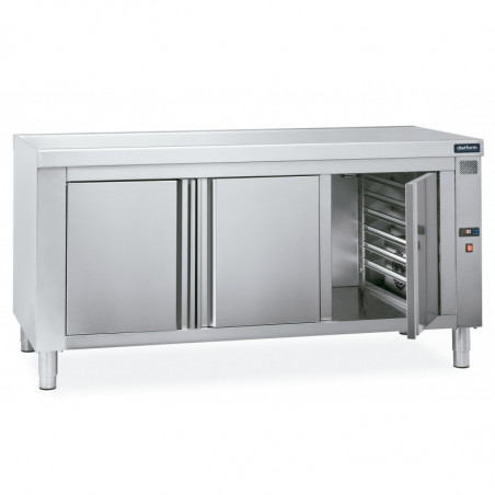 Meuble Chauffant Central 1600X700X850 3 Glissières Gn 1/1 Portes Battantes Distform - 1 Meuble Chauffant Central 1600X700X850 3 Glissières Gn 1/1 Portes Battantes Distform - 1