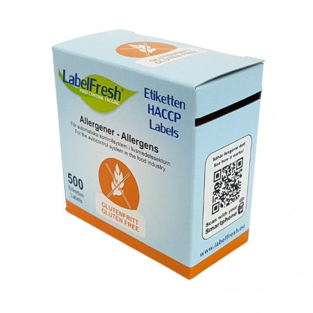 Etiquette de Traçabilité LabelFresh Allergènes Icônes - Sans Gluten - 70 x 45 mm - Lot de 500 LabelFresh - 1 Etiquette de Traçabilité LabelFresh Allergènes Icônes - Sans Gluten - 70 x 45 mm - Lot de 500 LabelFresh - 1