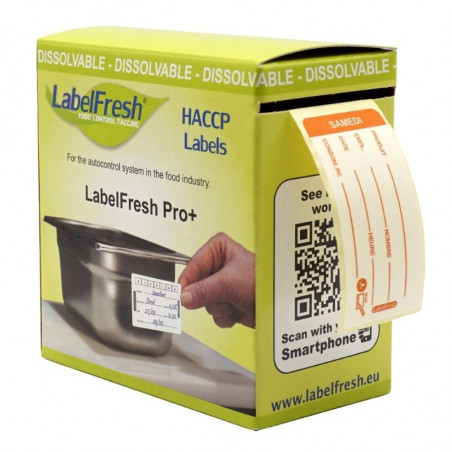 Etiquette de Traçabilité LabelFresh Soluble Pro - Samedi - 60 x 30 mm - Lot de 250 LabelFresh - 1 Etiquette de Traçabilité LabelFresh Soluble Pro - Samedi - 60 x 30 mm - Lot de 250 LabelFresh - 1