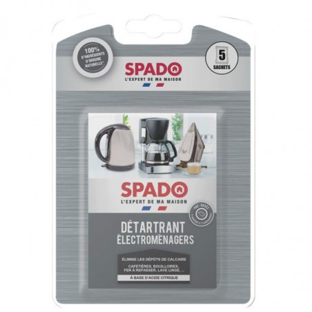 Détartrant Electroménager en Sachet - Lot de 5 SPADO - 1 Détartrant Electroménager en Sachet - Lot de 5 SPADO - 1