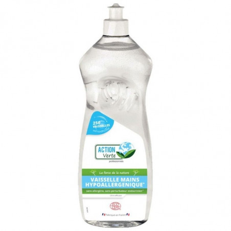 Liquide Vaisselle Classique Hypoallergénique - 1 L Action Verte - 1 Liquide Vaisselle Classique Hypoallergénique - 1 L Action Verte - 1