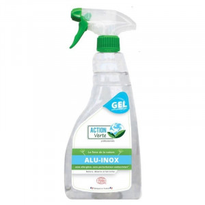 Spray Gel Nettoyant Dégraissant pour Inox et Aluminium - 750 ml Action Verte - 1