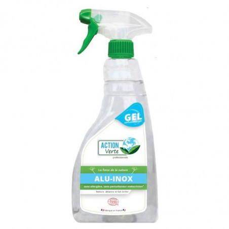 Spray Gel Nettoyant Dégraissant pour Inox et Aluminium - 750 ml Action Verte - 1