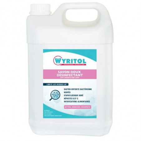 Savon Liquide Désinfectant - 5 L Wyritol - 1 Savon Liquide Désinfectant - 5 L Wyritol - 1