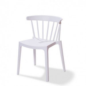 Chaise Empilable Windson en Polypropylène - Blanc VEBA - 1