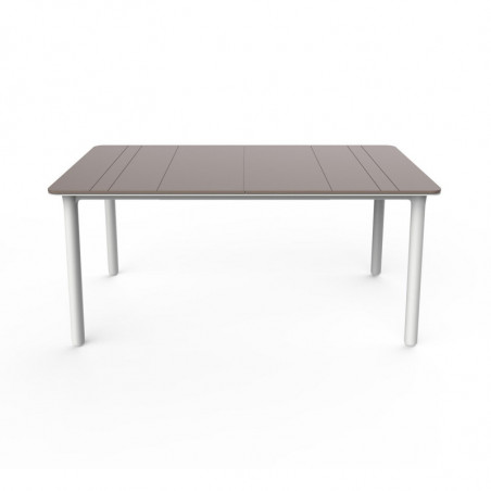 Table Noa Sable à Pieds Blancs - 160 x 90 cm Resol - 1 Table Noa Sable à Pieds Blancs - 160 x 90 cm Resol - 1