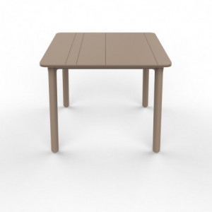Table Noa Sable à Pieds Sable - 90 x 90 cm Garbar - 1