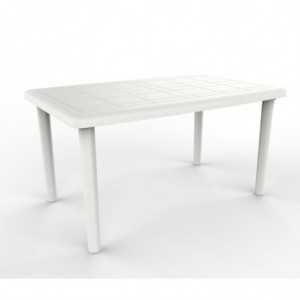 Table Olot - 140 x 90 cm - Blanc Garbar - 1