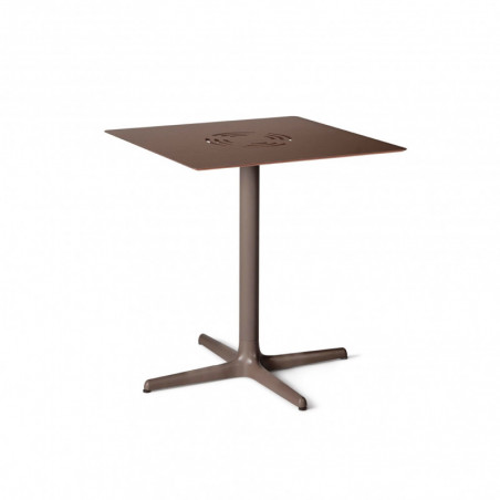Table Toledo Aire - 70 x 70 cm - Chocolat Resol - 1 Table Toledo Aire - 70 x 70 cm - Chocolat Resol - 1