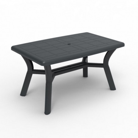 Table Tulipan - 140 x 90 cm - Anthracite Garbar - 1 Table Tulipan - 140 x 90 cm - Anthracite Garbar - 1