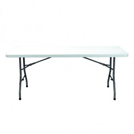 Table Pliante Vivaldi - 200 x 90 cm - Blanc Garbar - 1 Table Pliante Vivaldi - 200 x 90 cm - Blanc Garbar - 1