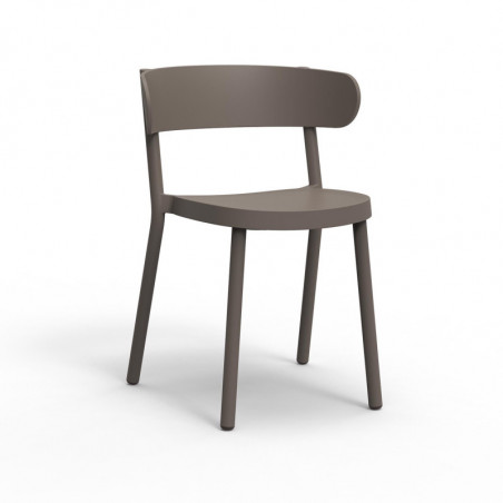 Chaise Casino - Chocolat - Lot de 2 Resol - 1 Chaise Casino - Chocolat - Lot de 2 Resol - 1