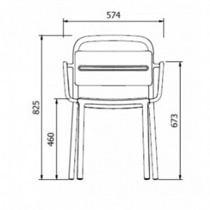 Fauteuil Como - Ivoire - Lot de 2 Resol - 2
