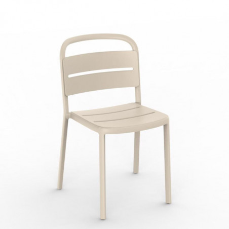 Chaise Como - Ivoire - Lot de 2 Resol - 1 Chaise Como - Ivoire - Lot de 2 Resol - 1