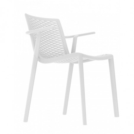 Fauteuil Net-Kat - Blanc - Lot de 2 Resol - 1 Fauteuil Net-Kat - Blanc - Lot de 2 Resol - 1
