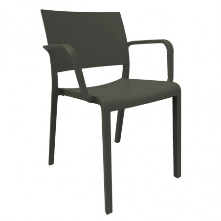 Fauteuil New Fiona - Noir - Lot de 2 Resol - 1 Fauteuil New Fiona - Noir - Lot de 2 Resol - 1