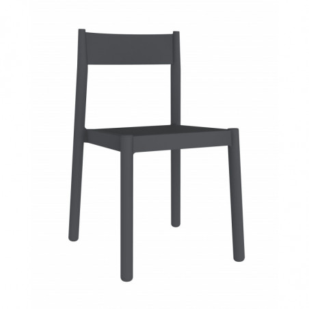 Chaise Danna - Gris Foncé - Lot de 4 Garbar - 1 Chaise Danna - Gris Foncé - Lot de 4 Garbar - 1